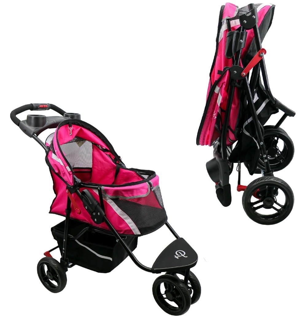Petique Revolutionary Durable Pet Stroller for Pets up to 50lbs Supernova