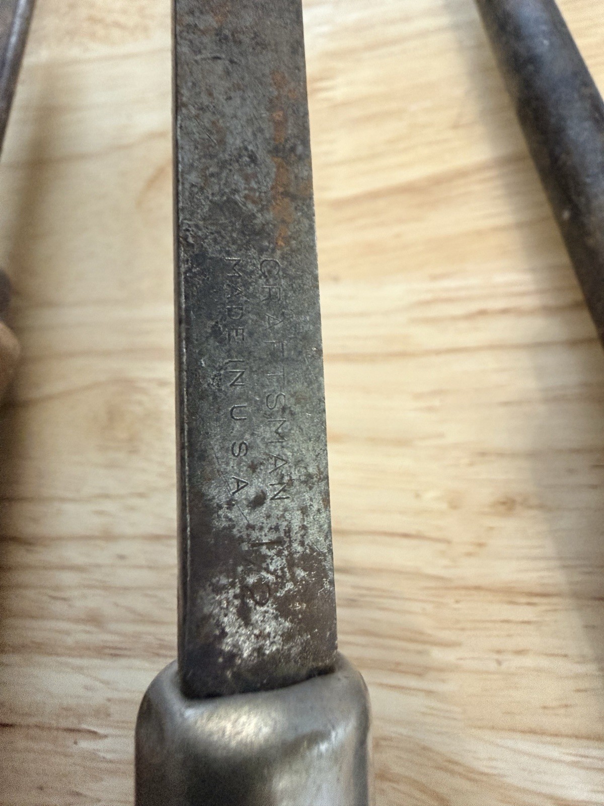 Vintage Craftsman 5pc Carbide Tipped Carving Chisels Set