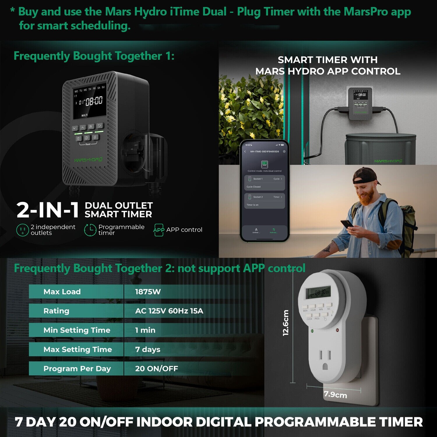 Mars Hydro ADlite UV IR/Deep Red Blue LED Grow Light Bars