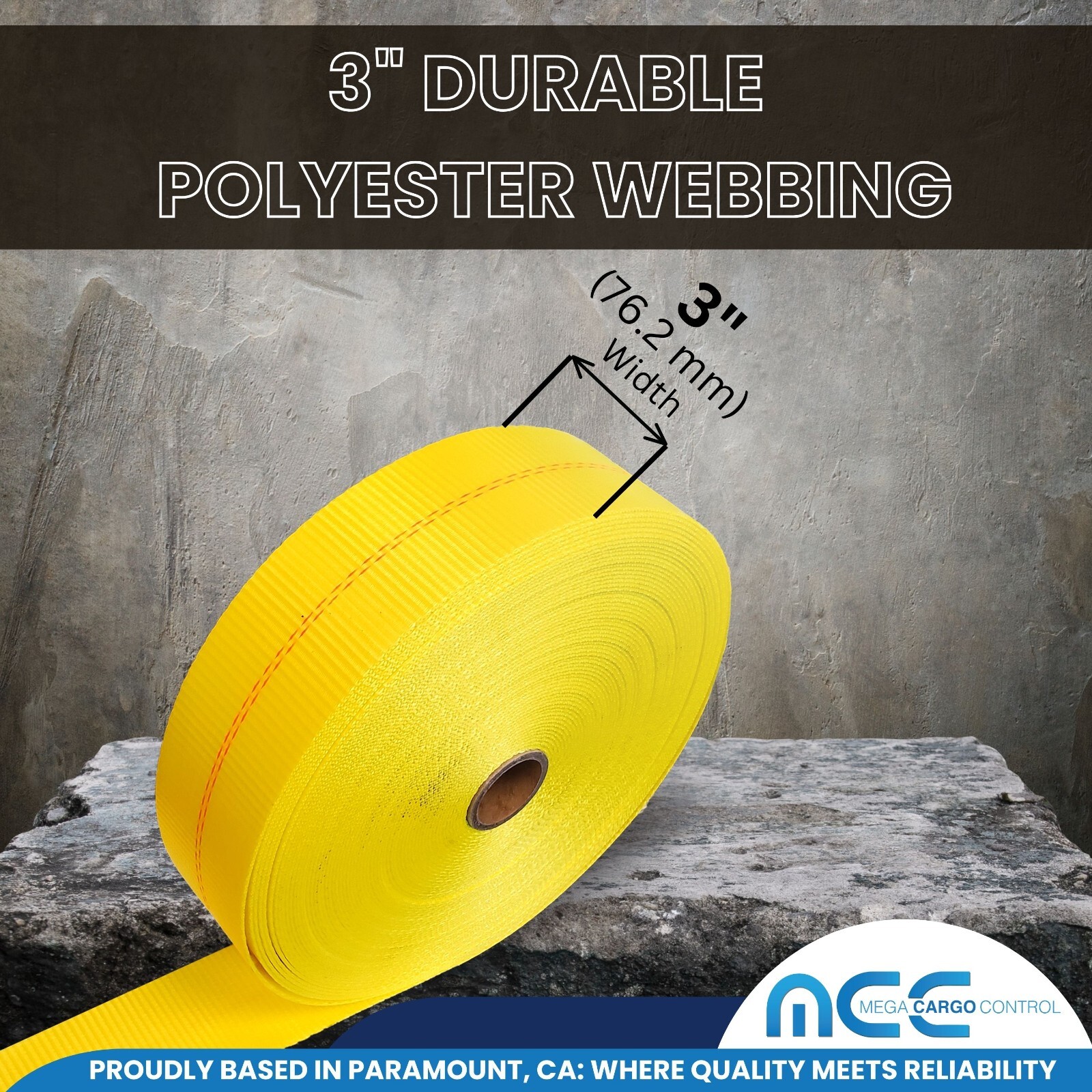 2 Pack 3" x 30' Ratchet Strap w/ Chain Extension Flatbed Truck Trailer Tie Down