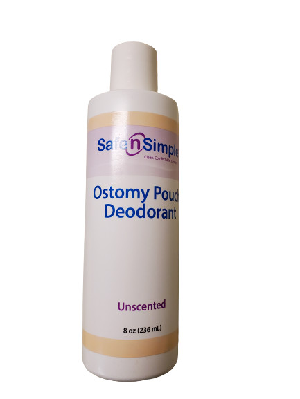 Safe n' Simple #SNS40208 Ostomy  Pouch Deodorant Unscented 8oz