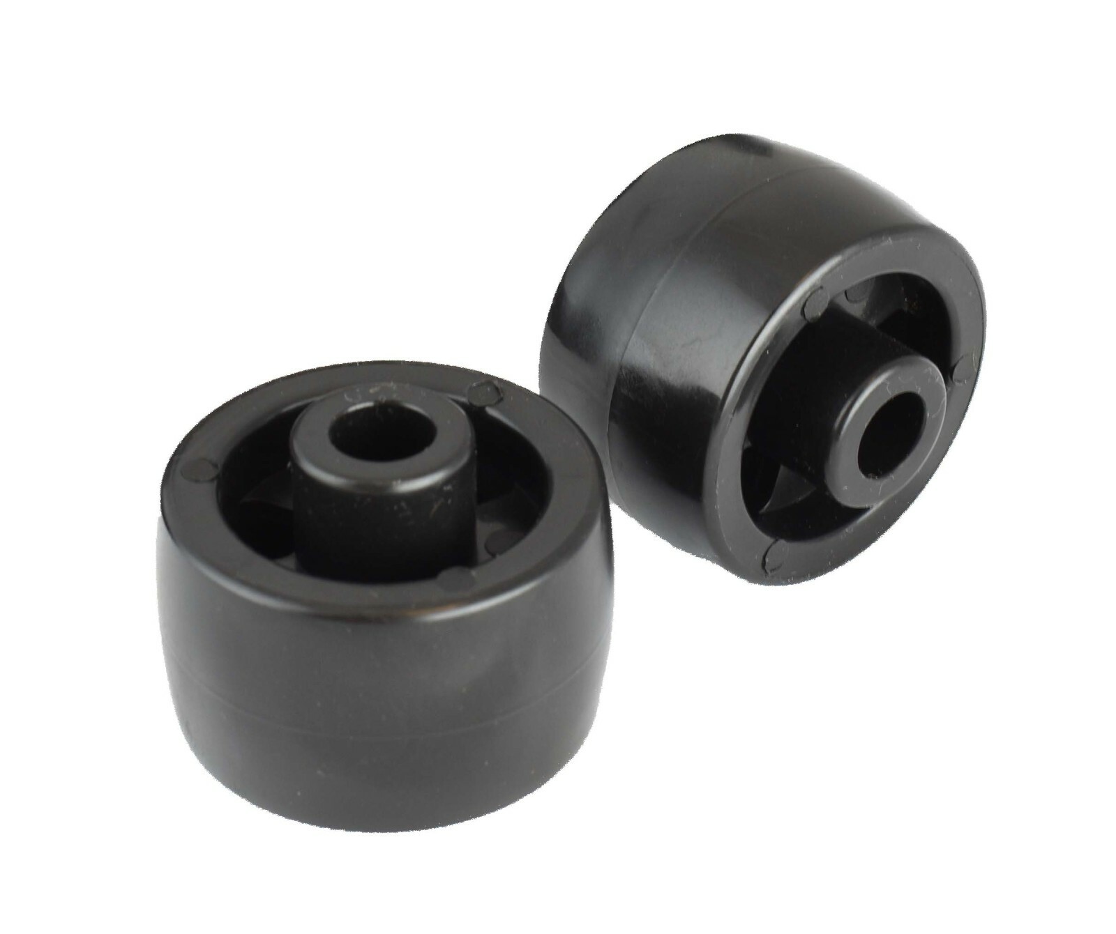 Pallet Jack/Truck Poly Wheels Full Set with Axles, Bearings, Entry Rollers, Caps