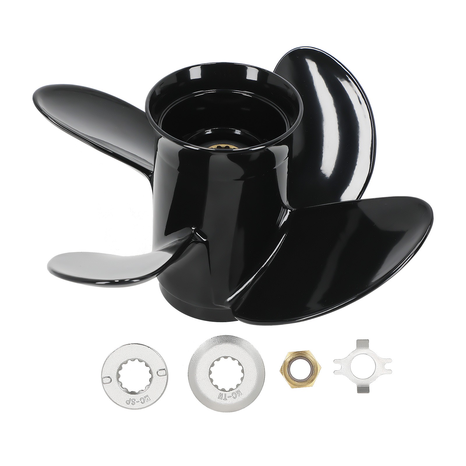 4 Blade Propeller for Mercury 40-60HP 4 Stroke 13" Aluminum 48-8M8026630