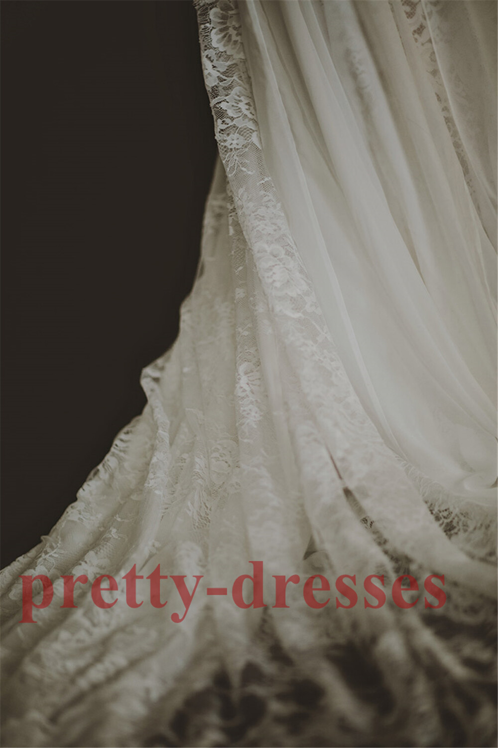 New Cathedral Long Ivory Lace Juliet Cap Vintage Bridal Wedding Veils for Brides