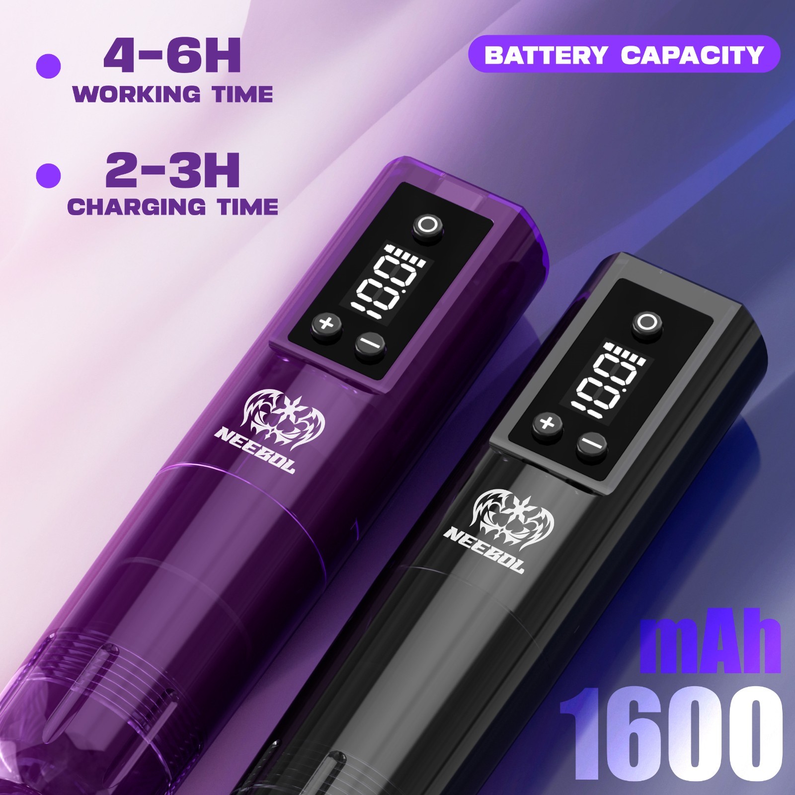 Neebol Tattoo Pen Kit Lightweight Tattoo Machine with Needles Tattoo Supply Gift