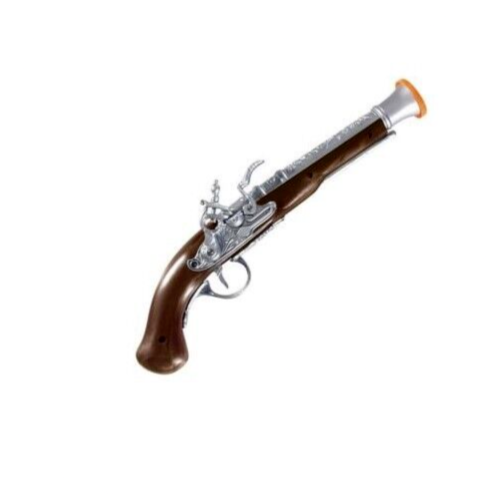 Antiqued 14" Plastic Toy Pirate Flintlock Gun Halloween Cosplay