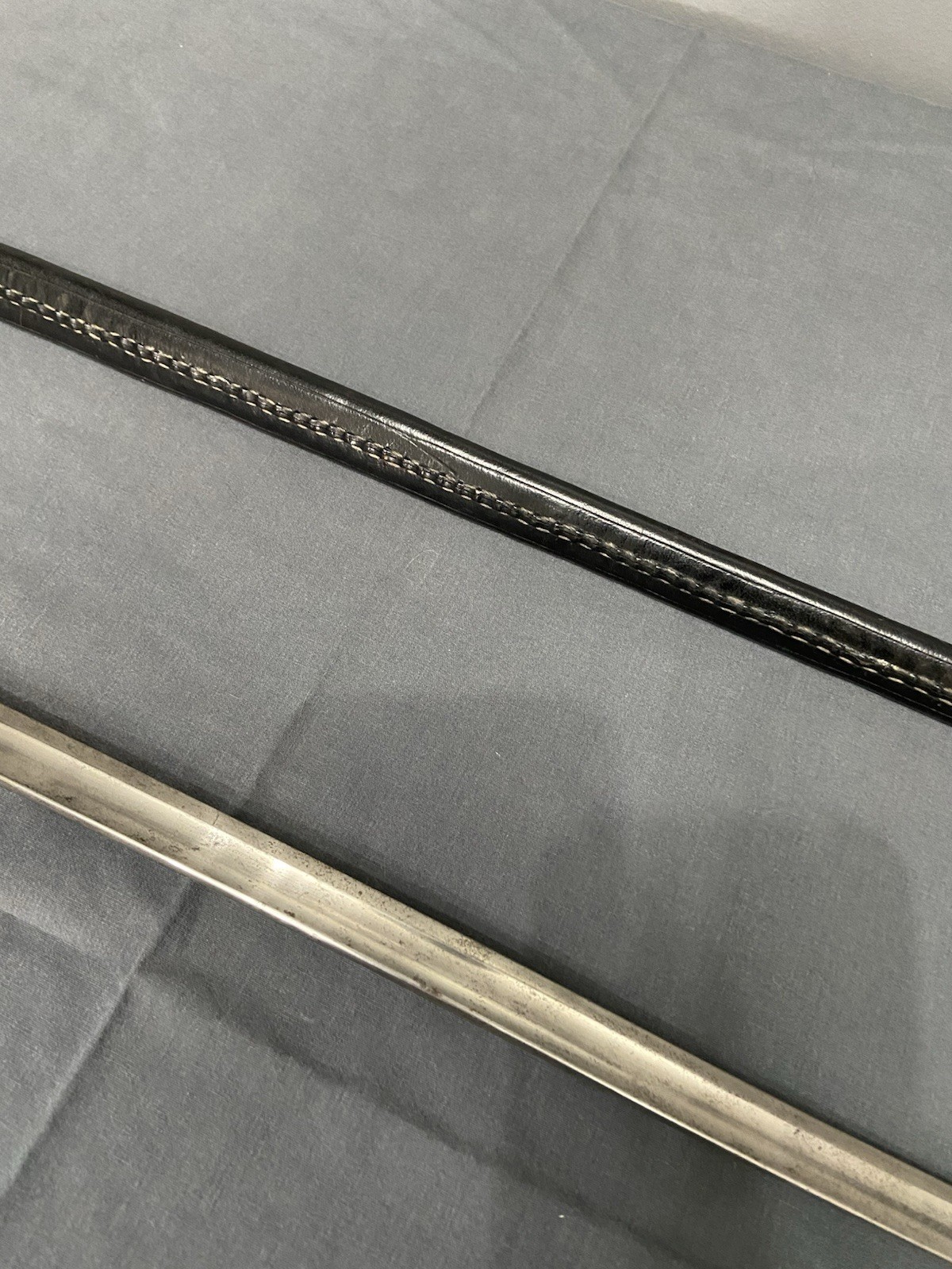 Original Early CIVIL WAR Ames M1840 NCO Sword 1862 w/Repro Leather Scabbard