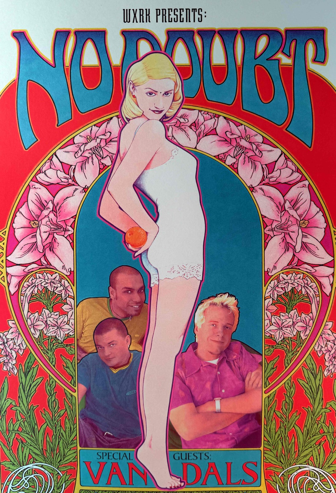 No Doubt Very Rare Orig 1996 Uncut Proof Nassau Coliseum Signed Bob Masse COA