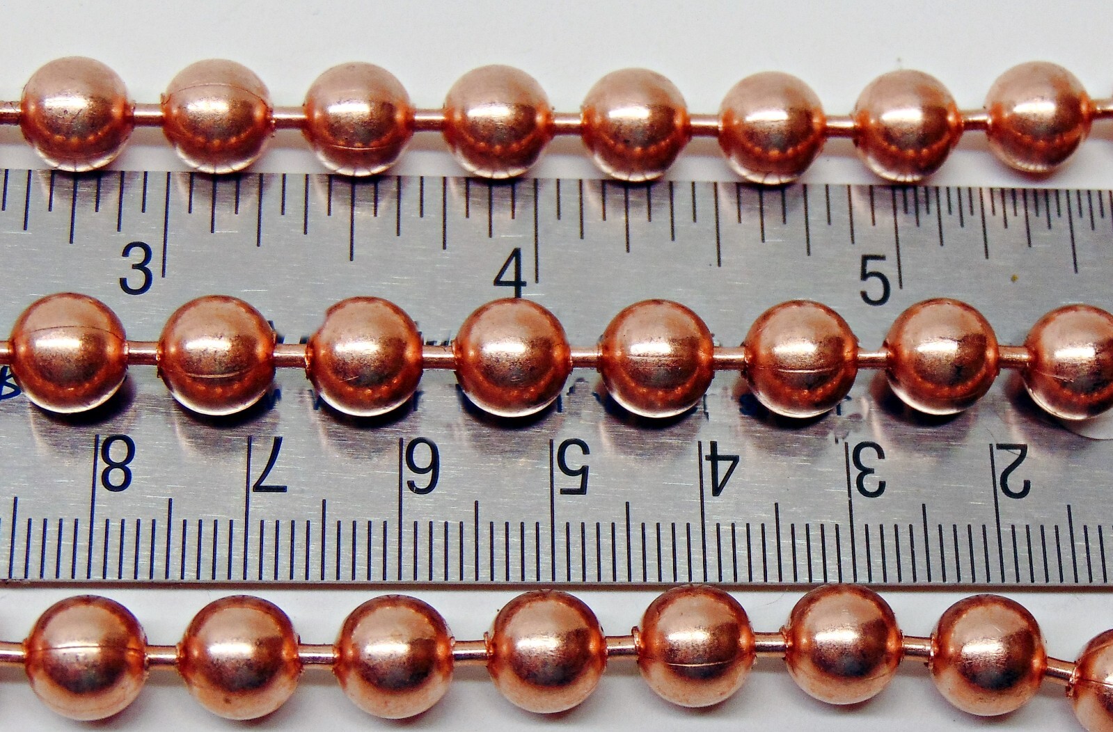 Large 8mm Genuine COPPER Ball Chain Necklaces and/or Bracelets ~ Chunky Beads