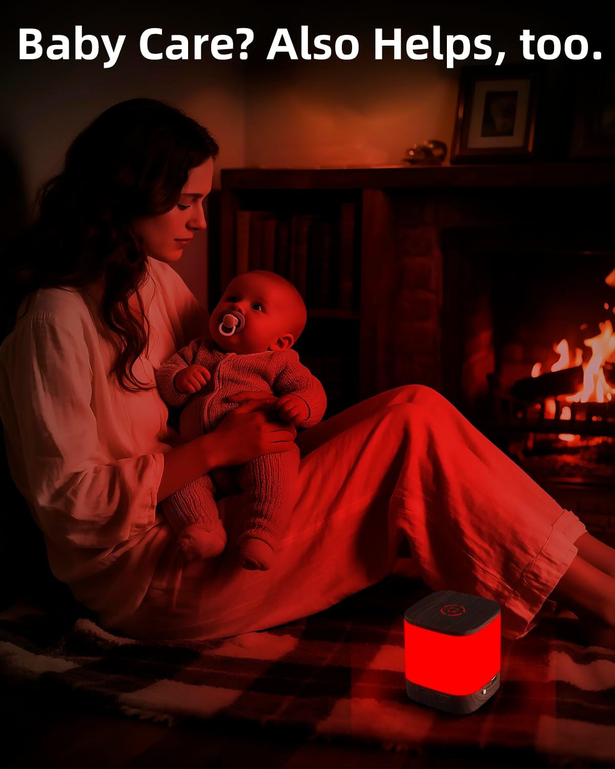 Red Light Night Light Lamp, 670nm Wavelength Aid to Support Deep Relaxation: Nat