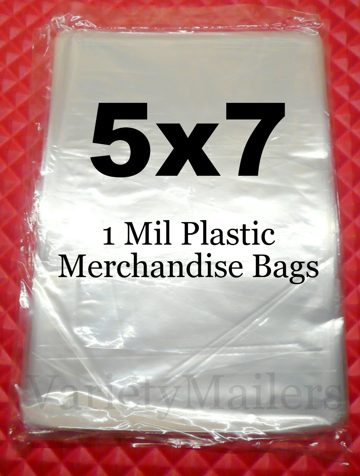 300 Small Merchandise Bag Variety Pack 4x6 5x7 6x8 / 1 Mil Plastic Baggies