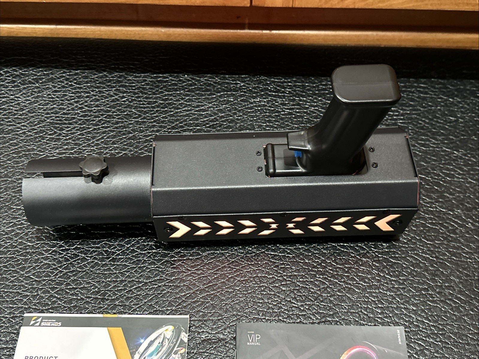 SHEHDS Rechargeable RGB Confetti Cannon w/ LED Effects 20-26ft Party Event