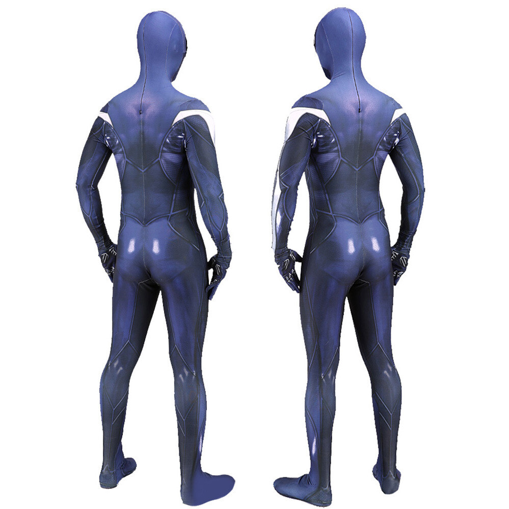 PS4 2099 Spider-Man Venom Jumpsuit Spiderman Costume Cosplay Halloween Adult Kid