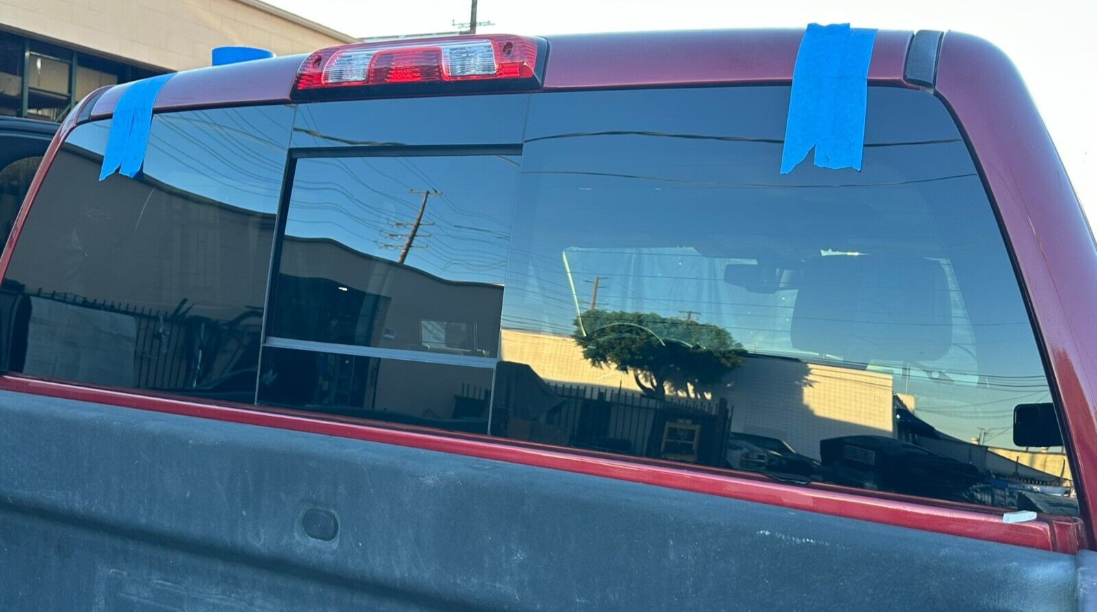 Fit 2014-2018 GMC Sierra 1500 Rear Glass Power Slider Heated w/ Regulator+2Glues