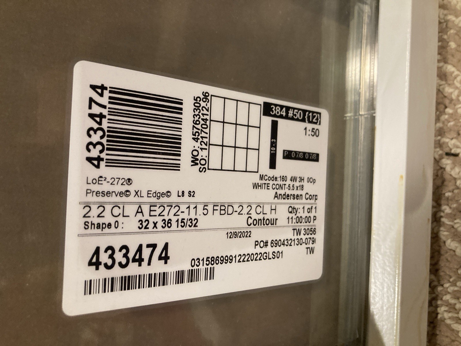 Brand New Anderson Windows Lower Panels For Various Sizes.
