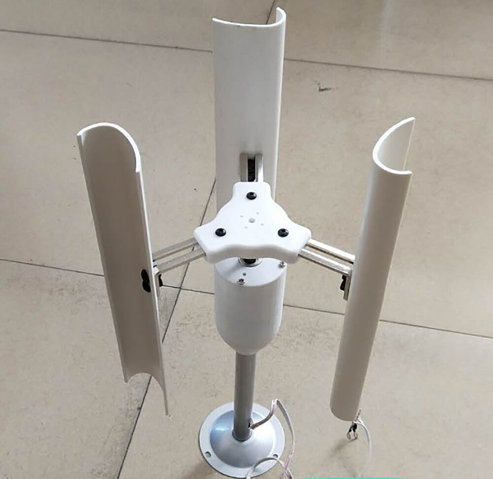 12V 3 Phase Permanent Magnet Generator Vertical Axis Wind Turbine Teach Model