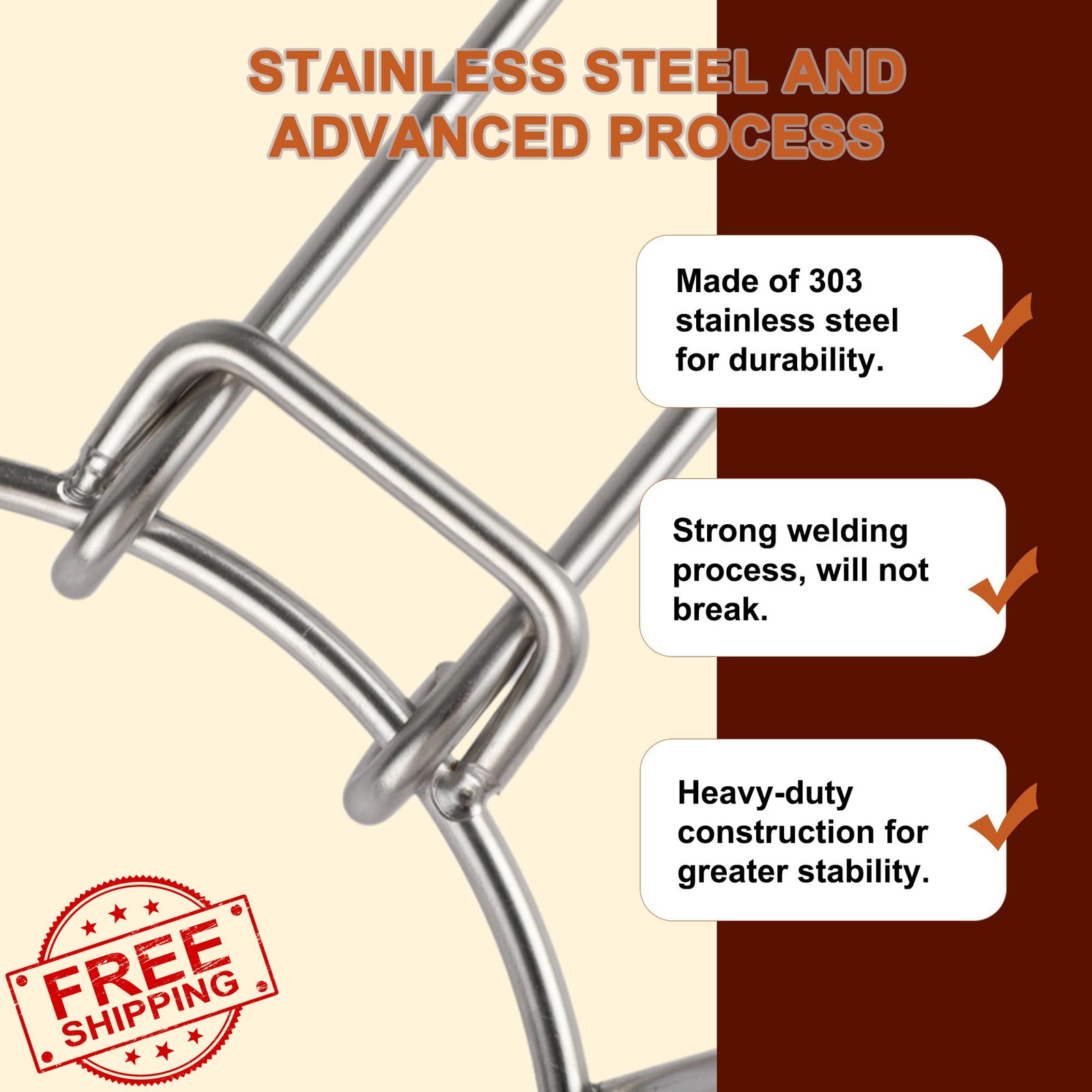 Maple Syrup Cone Filter Holder Stand Stainless Steel Strainer 20 Filters