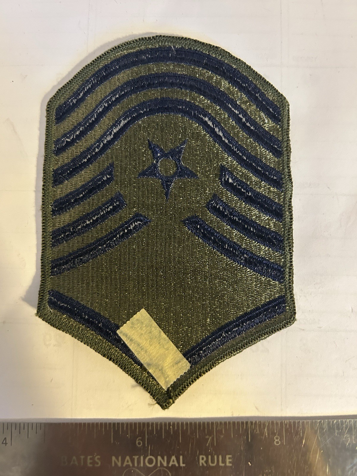 Genuine US Air Force Sr Master Sergeant Rank Patch Insignia E-8 E8 USAF