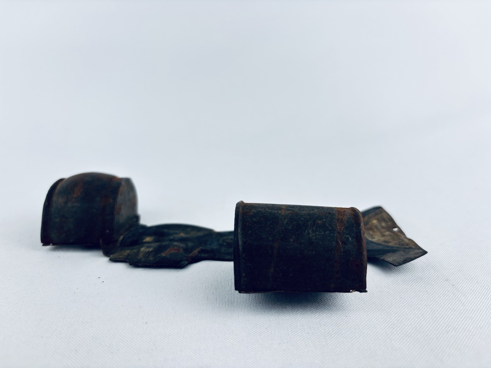 1908 De Laval Cream Separator Antique Advertising Tin Match Holder, 6.25" tall