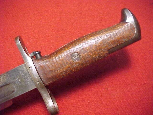 WWI ERA US M1905 BAYONET W/US M1910 CANVAS COVERED SCABBARD ~ CLEAN ESTATE ITEM