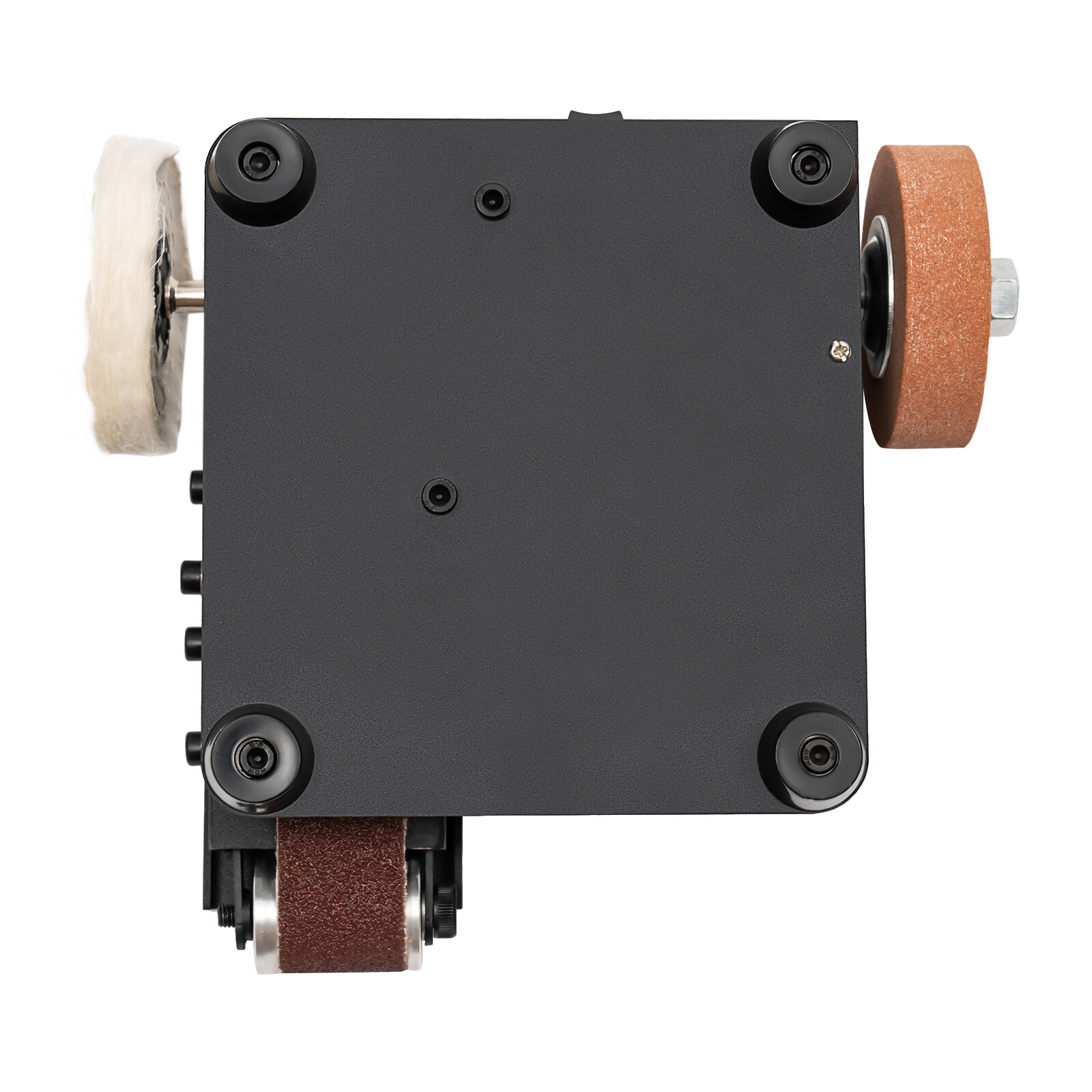 Belt Sander Bench Grinder Knife Sharpener Tool w/10 Belts Table Polishing Sander