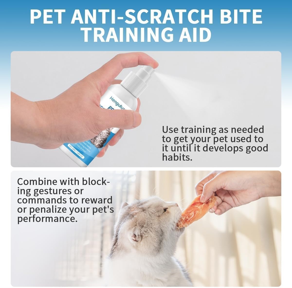 Cat Deterrent Spray, Natural Ingredients, Premium Cat Spray Deterrent for Cat