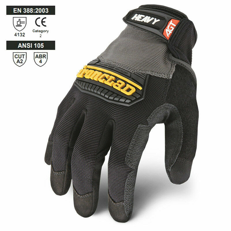 IronClad Industrial Work Gloves HUG Heavy Duty Work Gloves - Select Sizes