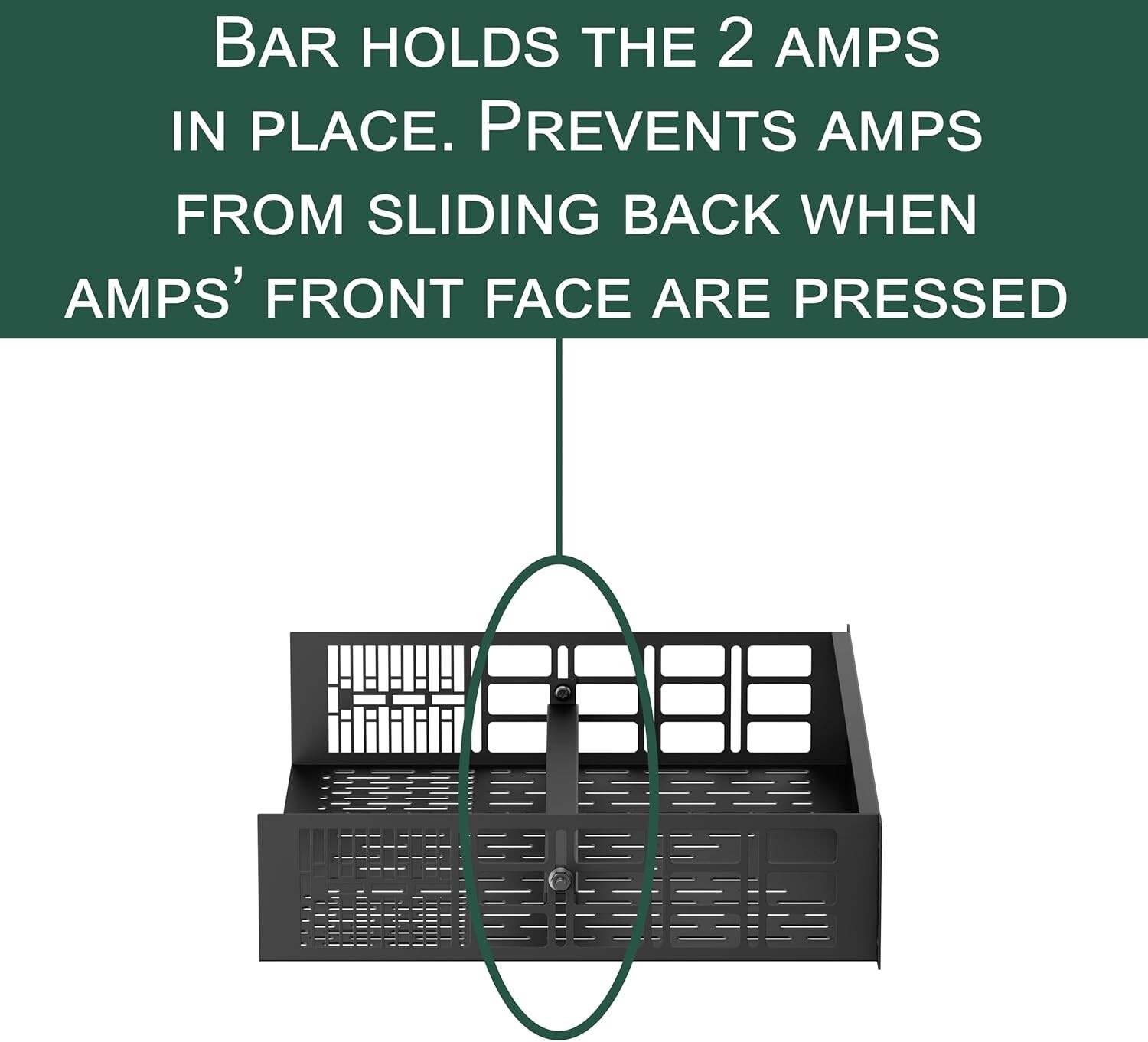 ynVISION.DESIGN Custom Rack Shelf Compatible with SONOS AMP | Rack Mountable