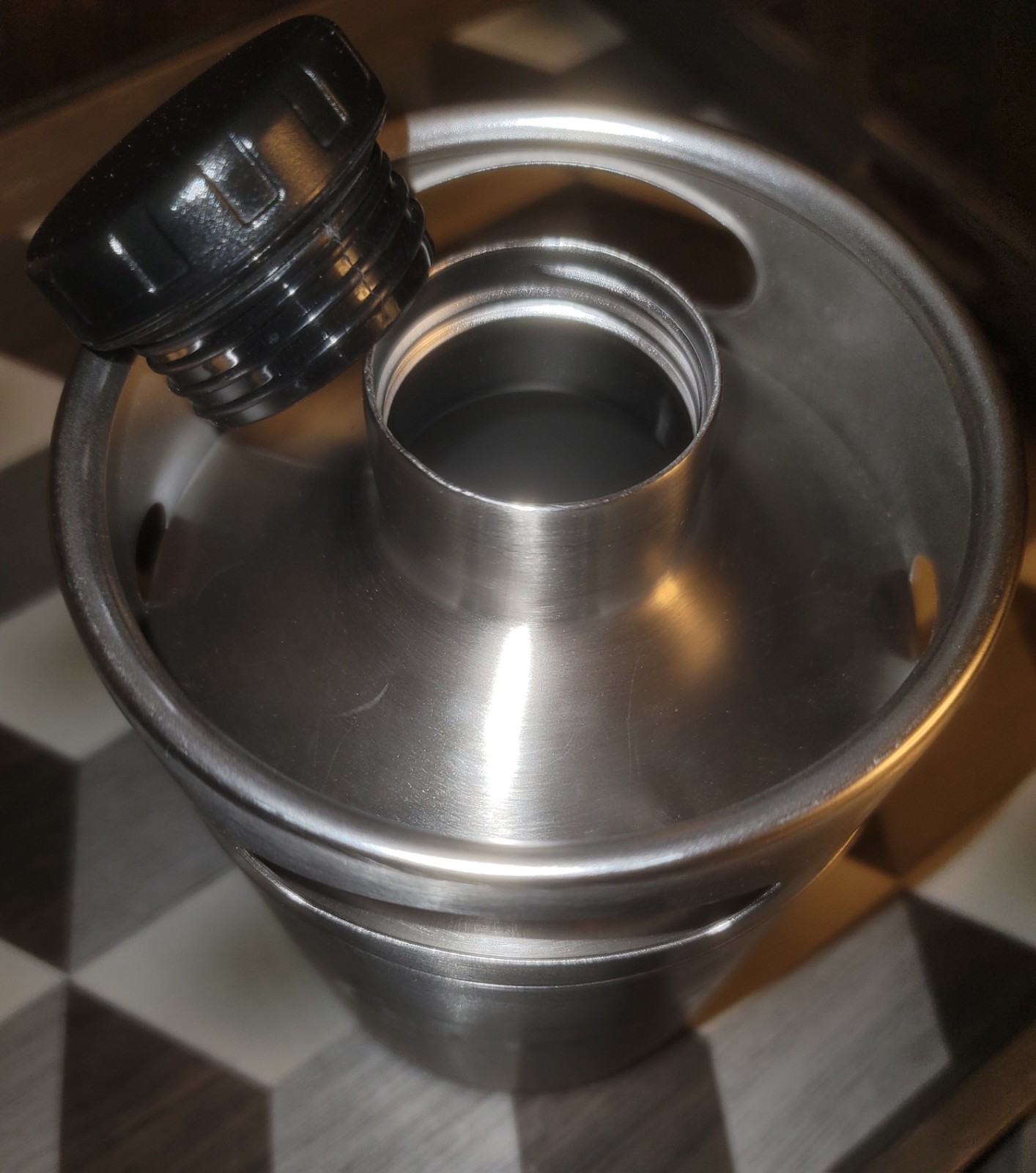 64OZ Mini Keg Growler Butterball Tap Stainless Steel Portable Beer Keg