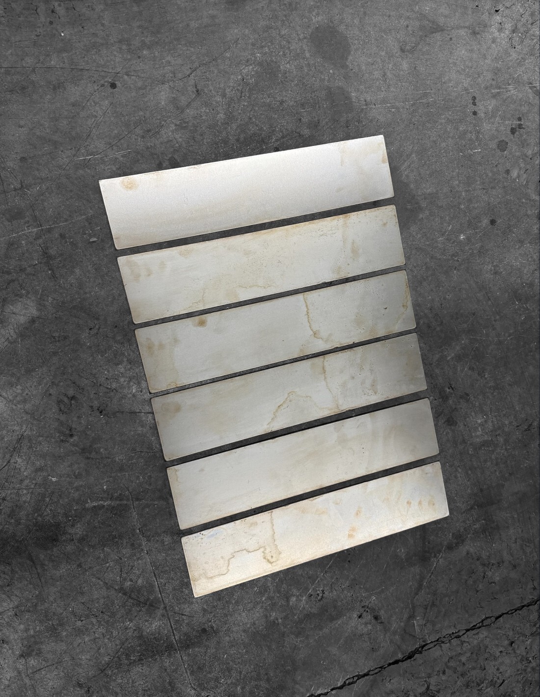 18 GUAGE STEEL SHEET METAL COLD ROLLED 4" X 18" 6 pack