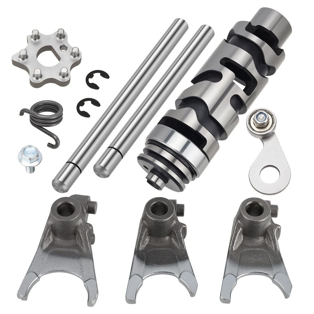 Shift Cam & Forks Cam Shifting Transmission For Yamaha Banshee 350 YFZ350 87-06