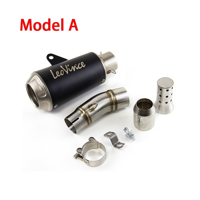 For Kawasaki Ninja 400 Ninja 500 Z400 Z500 Exhaust Tips Mid Pipe Slip On Muffler