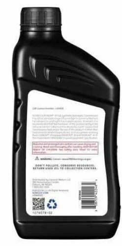 ACDelco Dexron VI Full Synthetic 10-9243 Automatic Transmission Fluid 12 Quarts