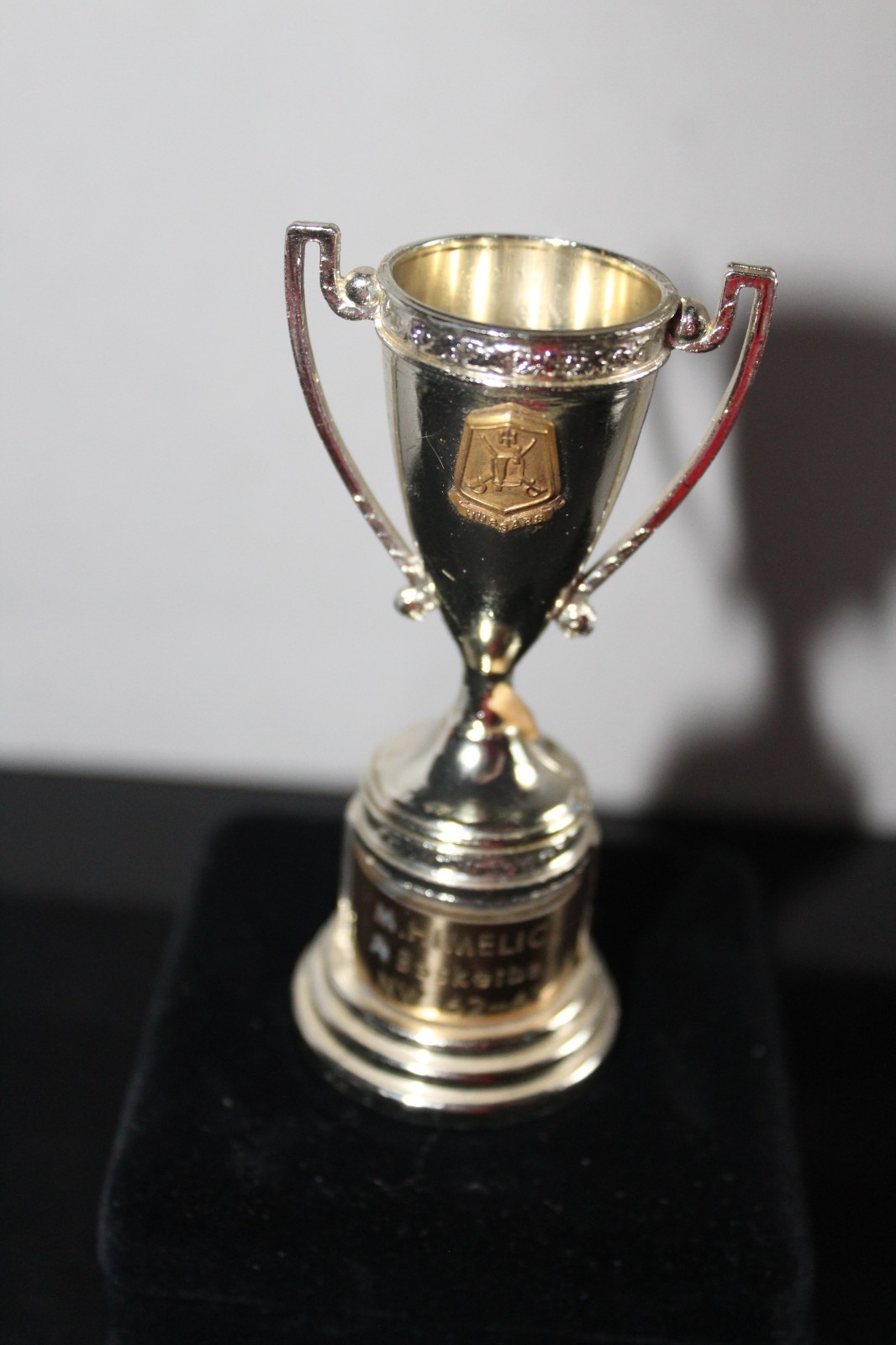 Vintage Small Silver Toned Basketball Loving Cup