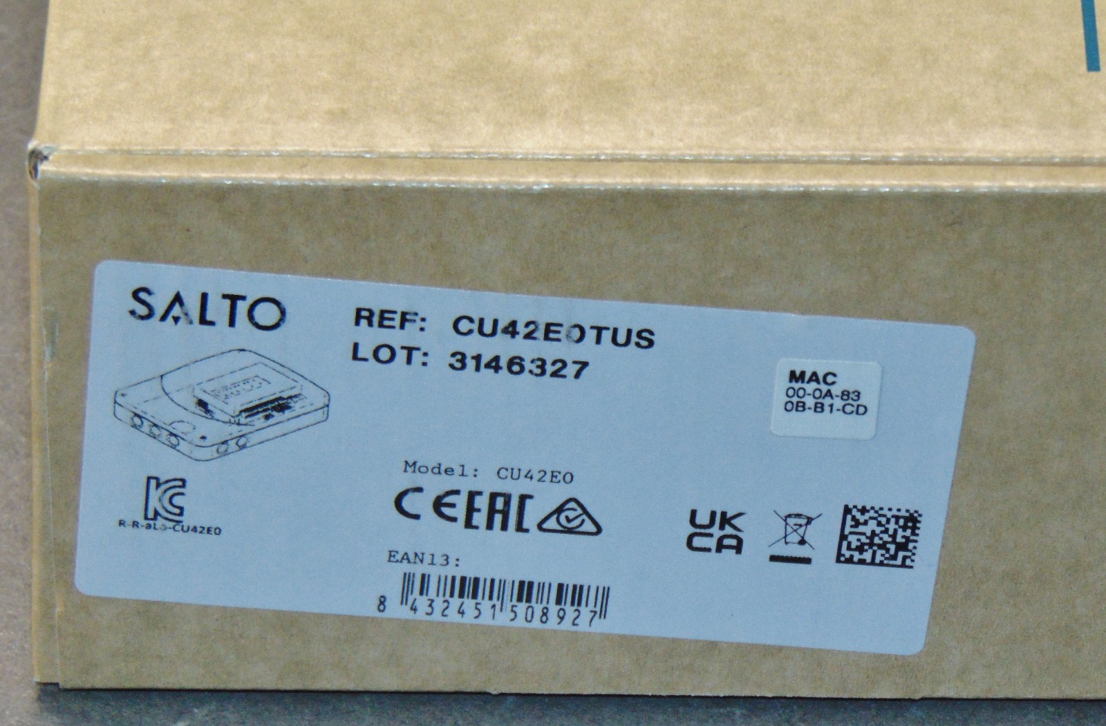 NEW SALTO CU42E0 ETHERNET DOOR CONTROLLER CU42E0TUS Quantity Available