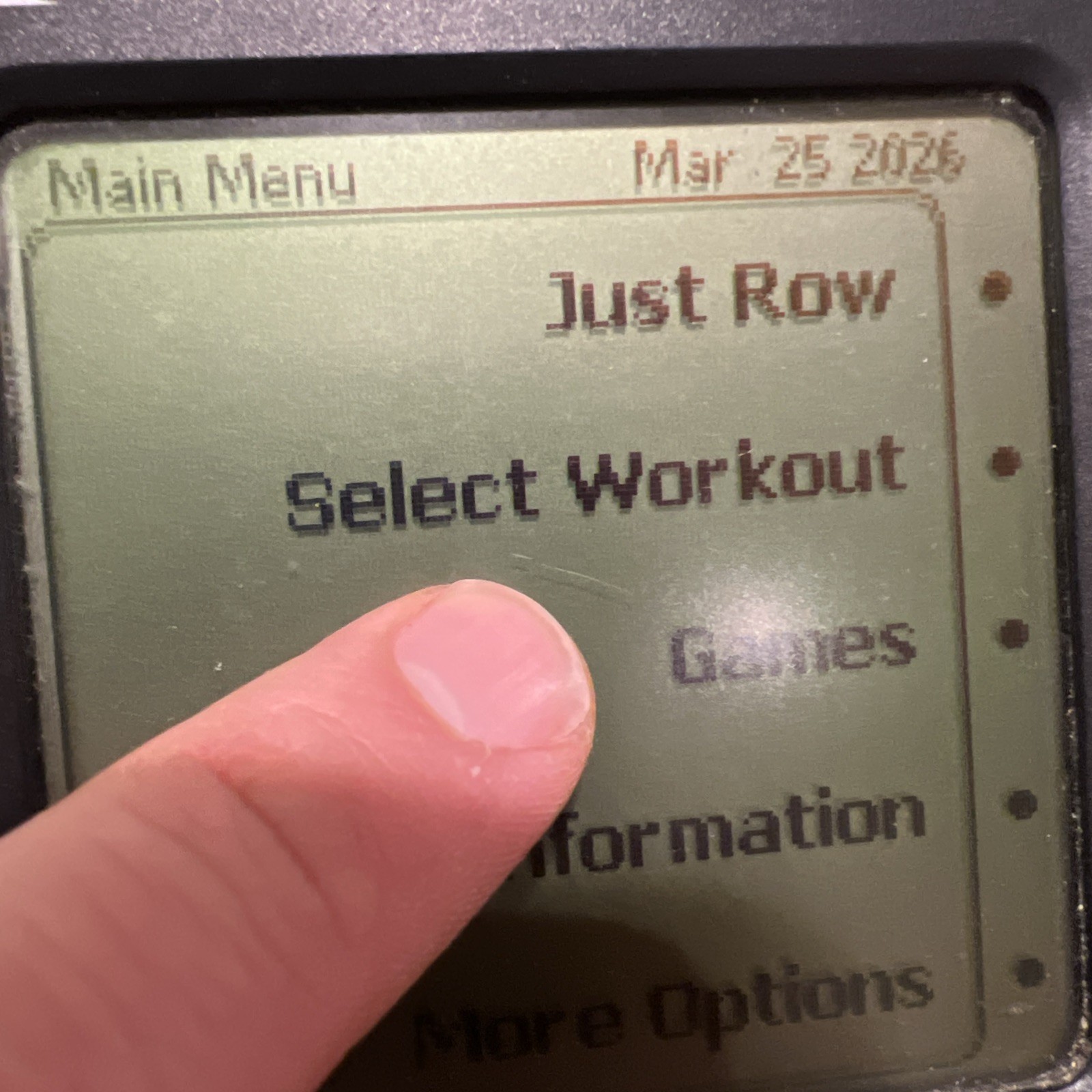 Concept2 C2 PM3 Erg Rowing Row Monitor Screen Display Concept 2