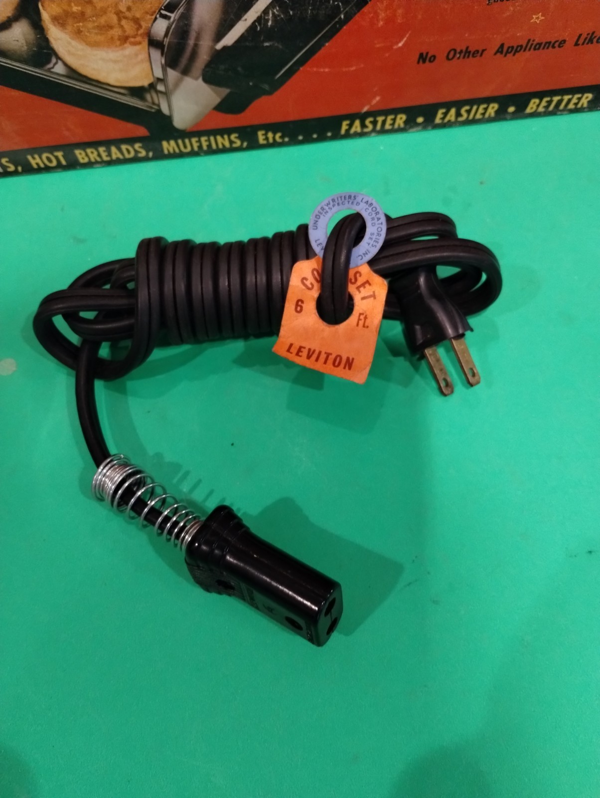 Vntg '50s Knapp Monarch Redi Baker Chrome Counter Top Oven. WORKS, LN, w/ Box