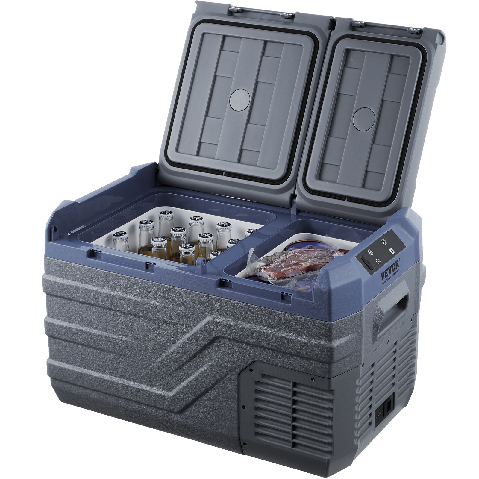 VEVOR Portable Car Refrigerator Freezer Compressor 25 L Dual Zone for Car Home