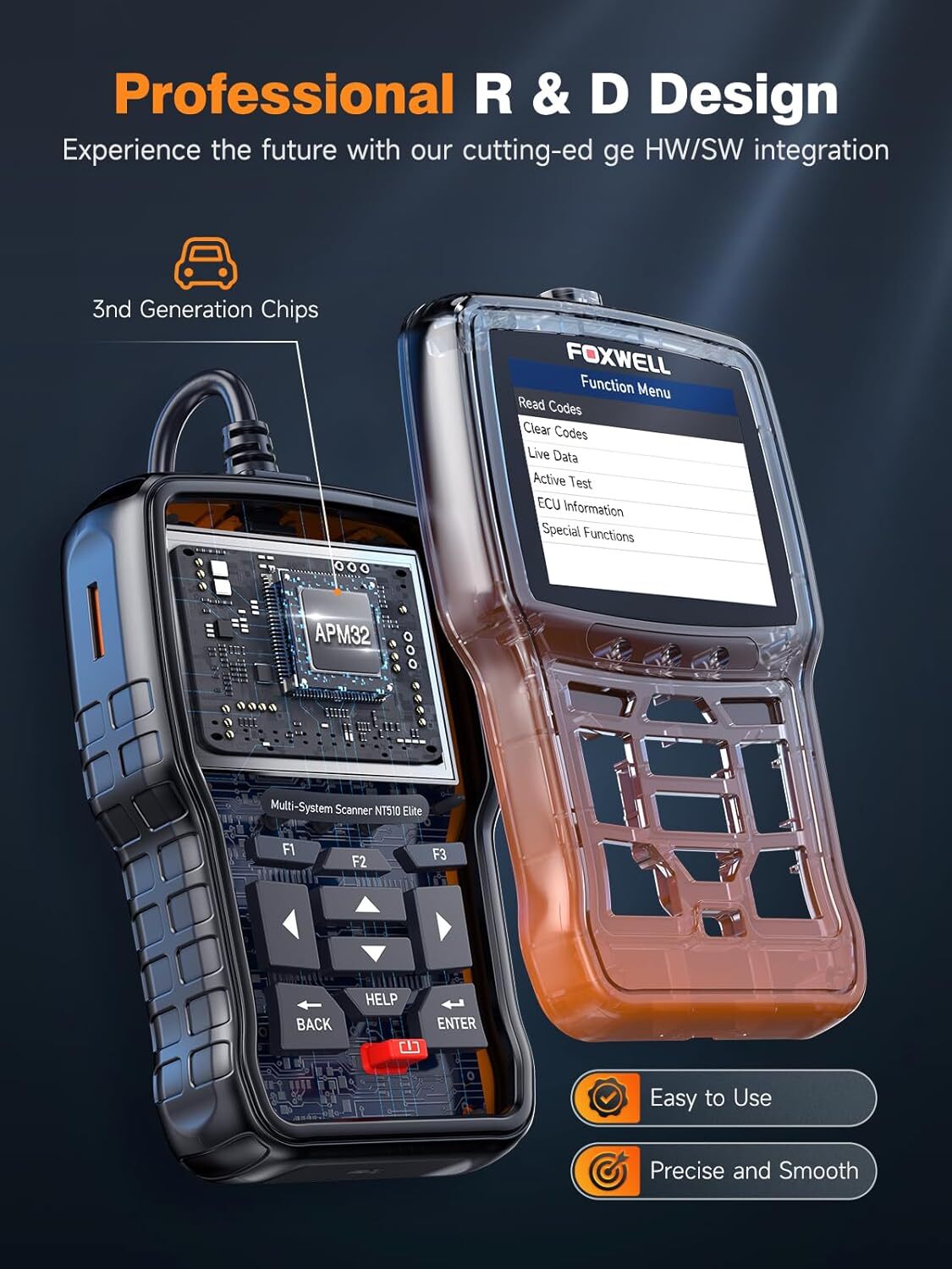 Foxwell NT510 Elite GM OBD2 Scanner Car Diagnostic Scan Tool