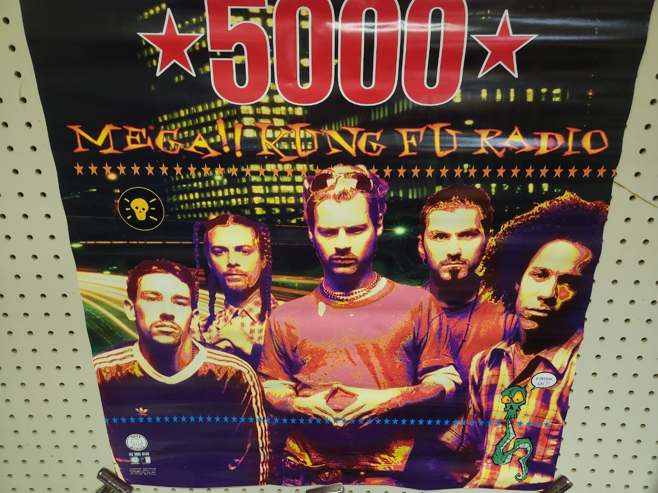 Powerman 5000 1997 Mega! Kung Fu promotional BIG Poster Excellent NEW old stock