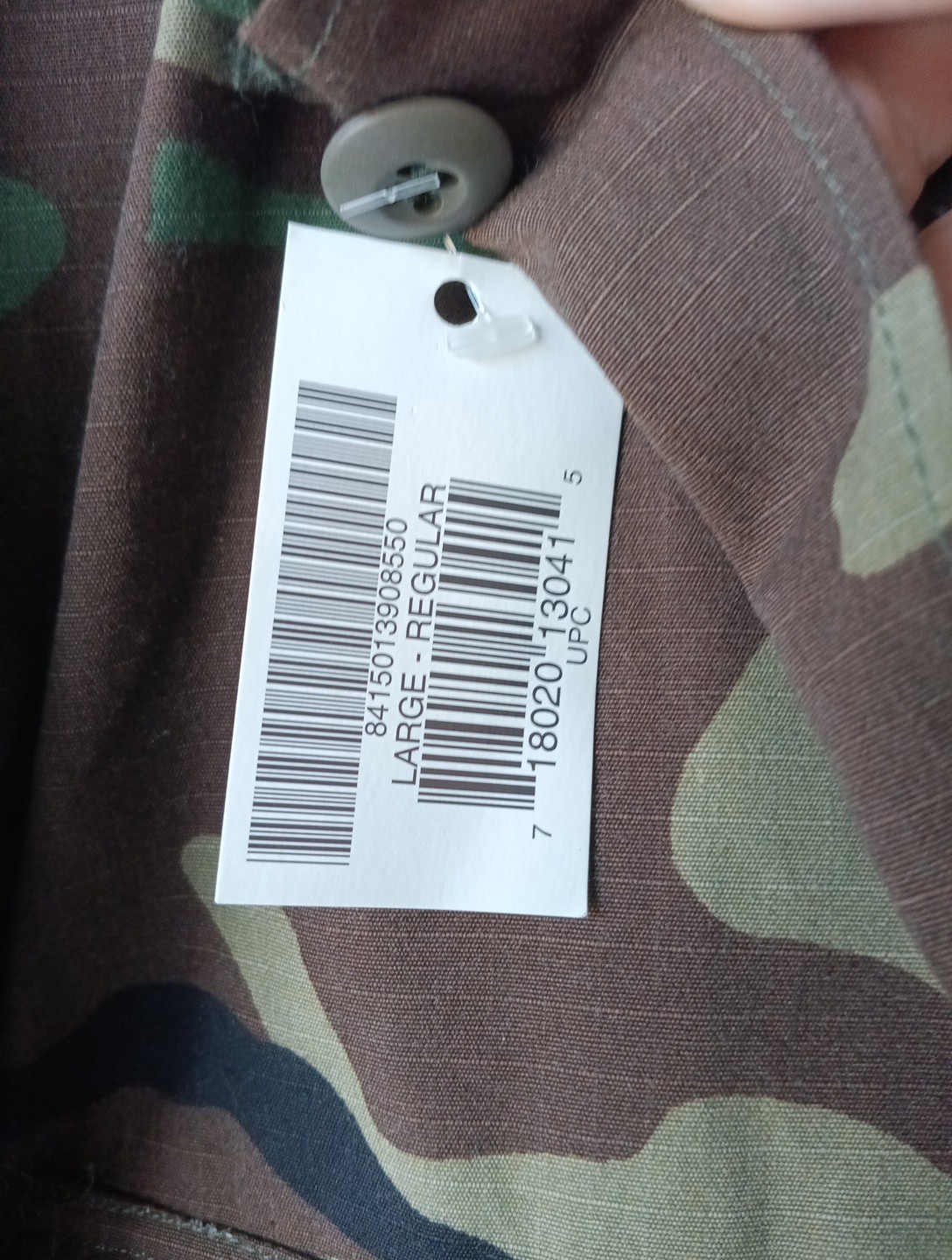 NWT US Army Combat Tousers Hot Weather Coat Uniform Med L Pants Woodland Camo