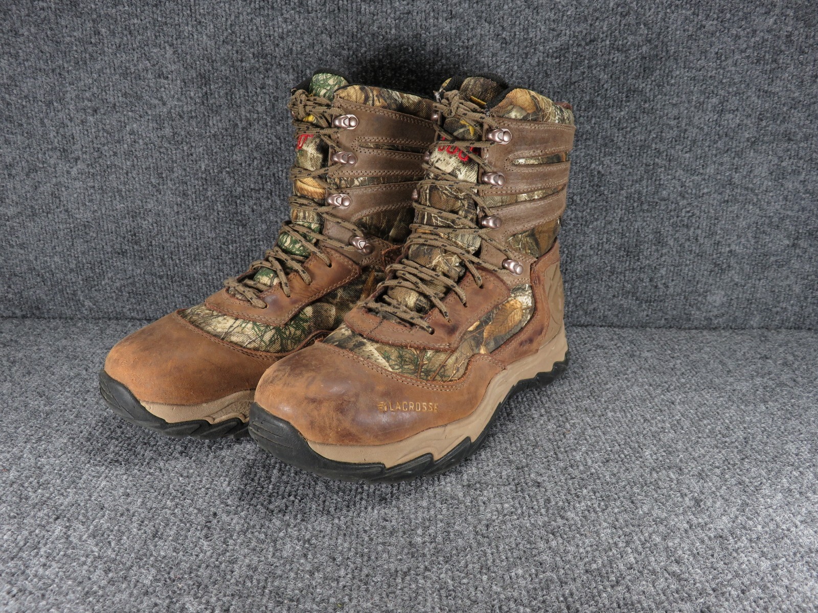 LACROSSE 8" Windrose RealTree Edge 600G Hunting Boots 513364 Women's Size 10