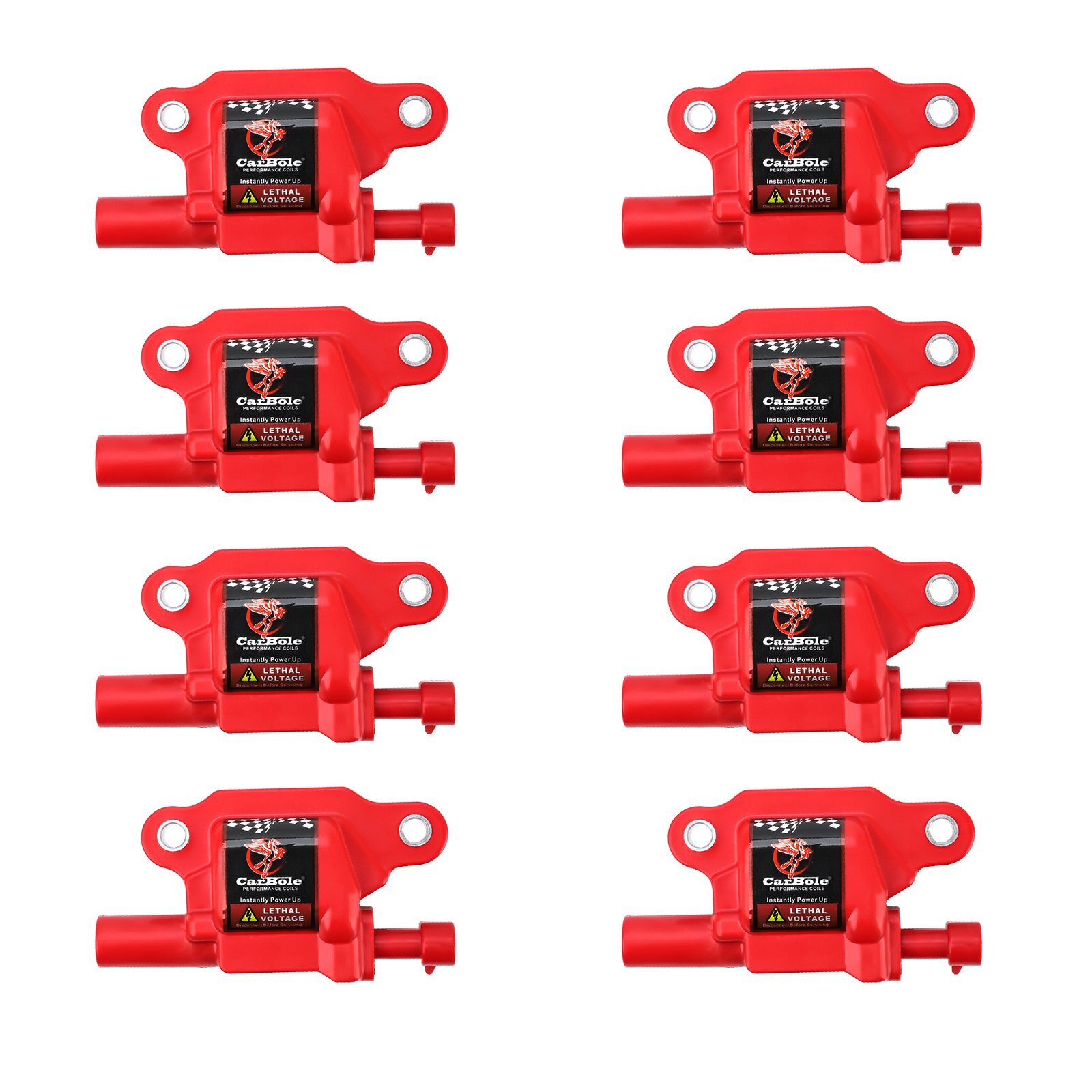 High Performance UF413 Ignition Coil+Spark Plug+Wire For Chevy GMC 5.3L 6.2L V8