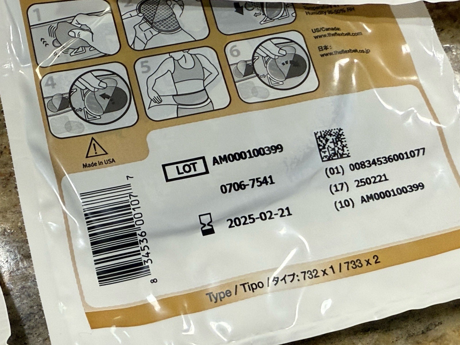 NEW 10 LOT The Flex Belt GEL Replacement Pads Abdominal Toning Gelpads 02/2025