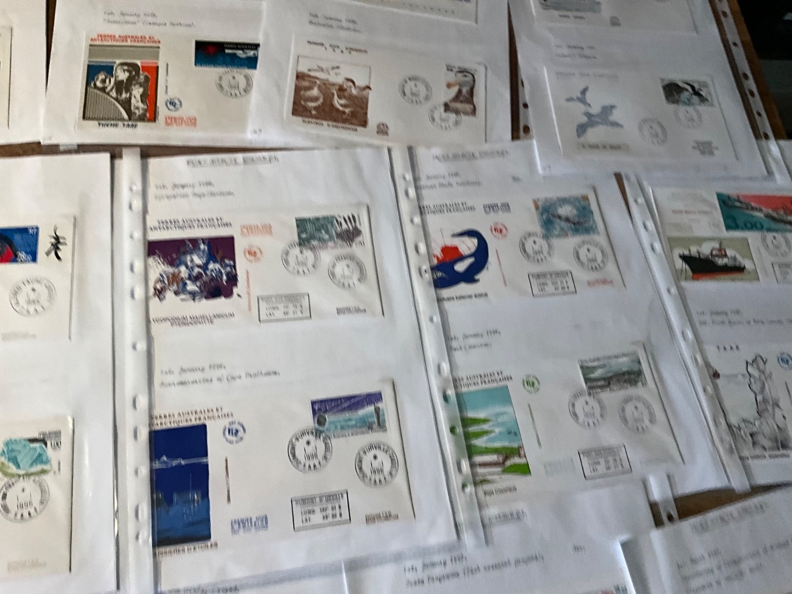 French Antarctic Territory fdc large lot 103 covers h13