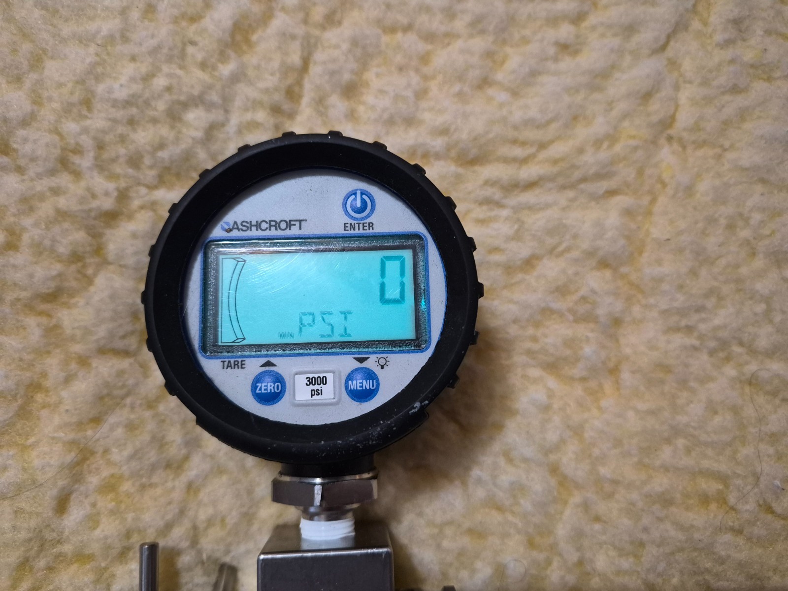 Ashcroft Digital Nitrogen High Pressure Gauge Assembly 0-3,000 psi Boeing