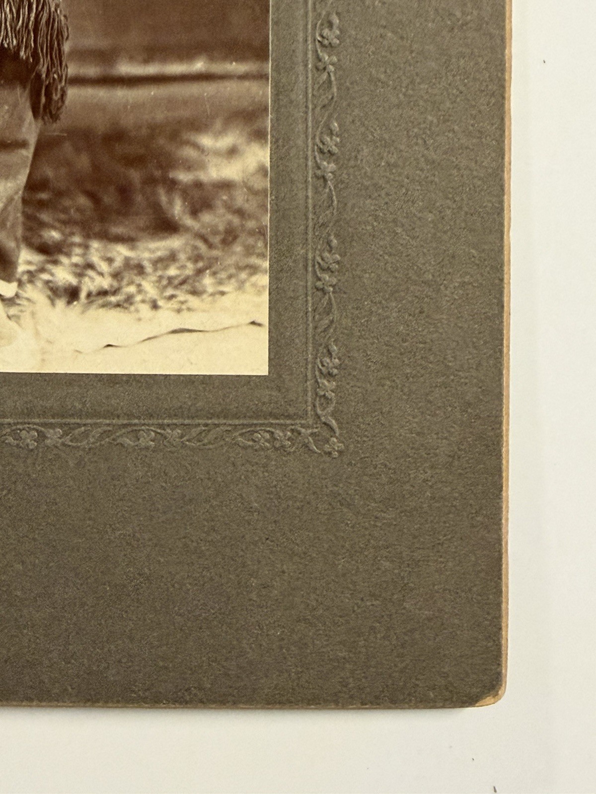 Antique Native American Indian Photograph of Chief Comoway Brohomon; 19th Cent