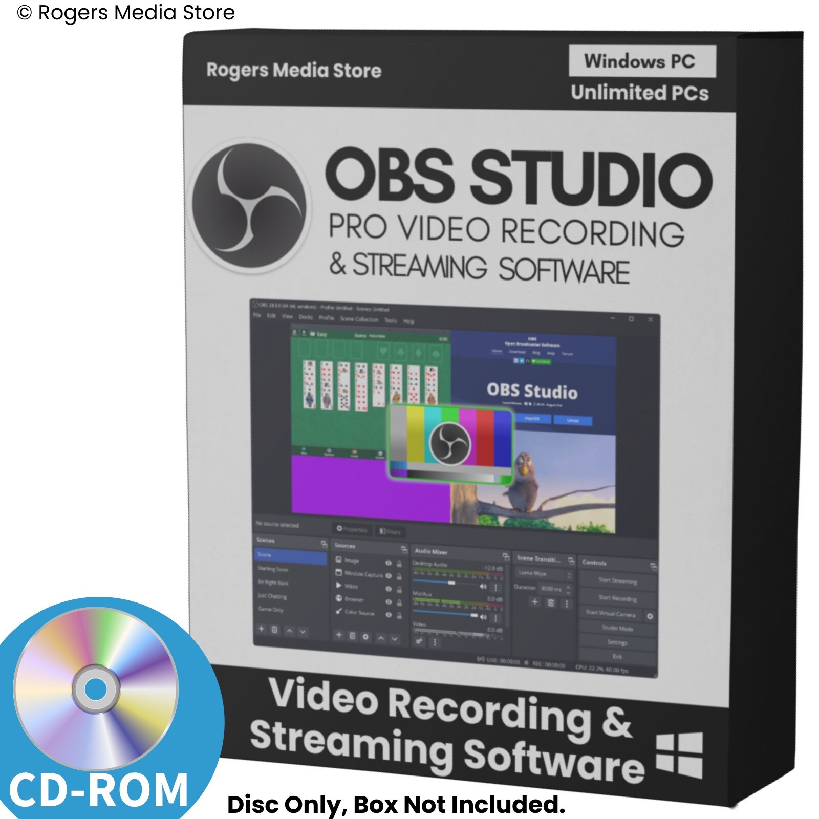 OBS Studio Video Recording | Streaming Screen Recording Software for Windows