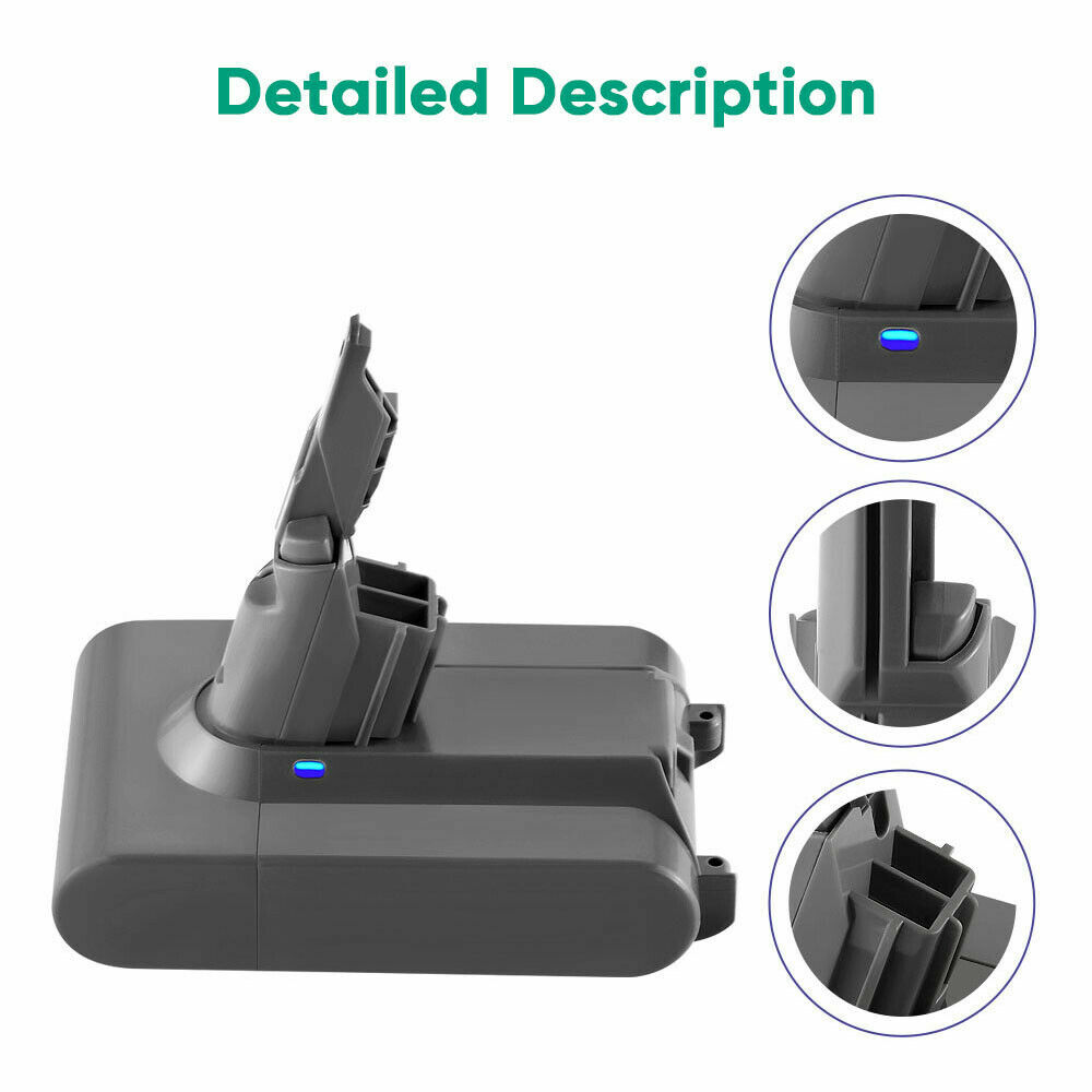 21.6V Lithium Replacement Battery for Dyson V7 V7 Animal V7 Extra V7 Trigger US