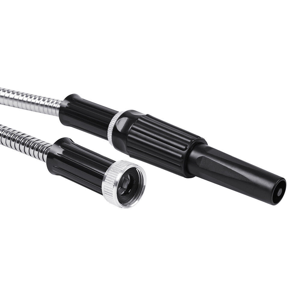 Stainless Steel Metal Garden Water Hose Pipe Flexible Lightweight 25/50/75/100FT